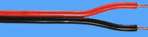 ls kabel 2 x 0.75 mm� rood/zwart 300 mtr.