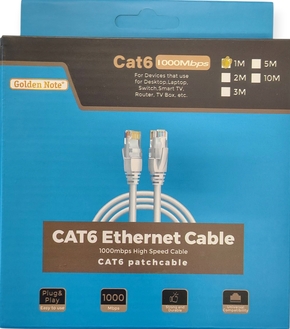 UTP CAT6 kabel 1.00 m.